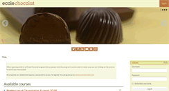 Desktop Screenshot of courses.ecolechocolat.com